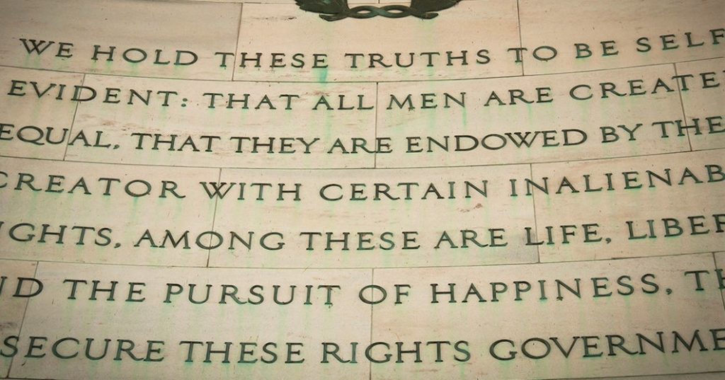 pursuit of happiness declaration of independence